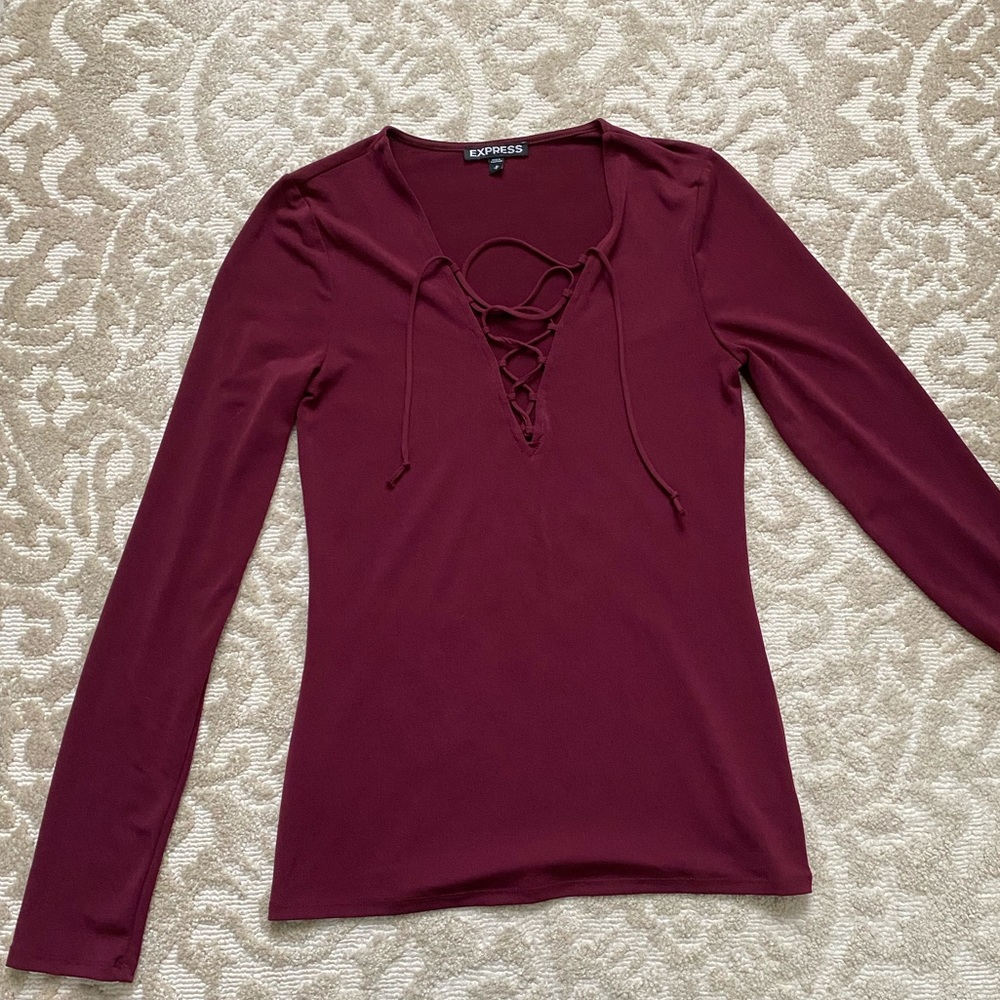 Express V-neck tunic